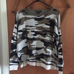 Forever 21 Camo print sweater